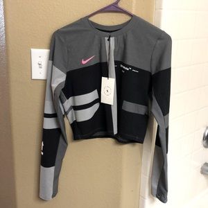 Women’s Offwhite Nike Crop Longsleeve